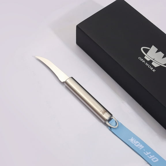 Off-Work Portable 304 Stainless Steel Fruit Knife with Giftbox - Durable, Sharp, Easy to Carry