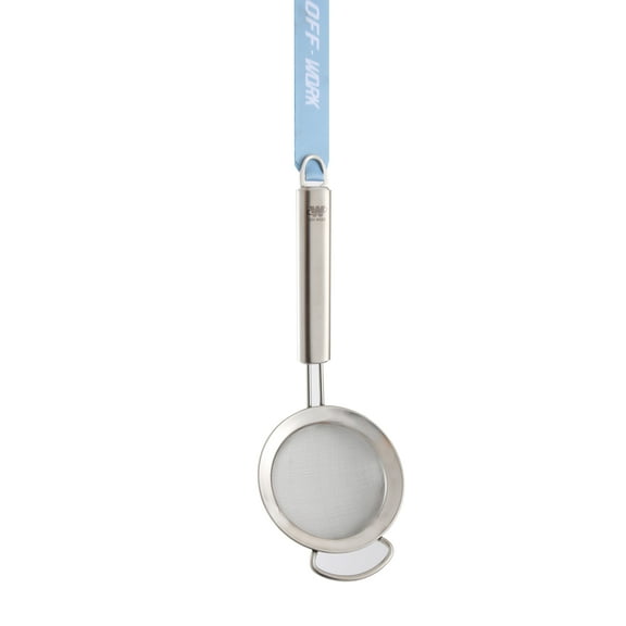 OFF-WORK Premium Stainless Steel Strainer 4.7-Inch Radius for Efficient Sifting and Draining