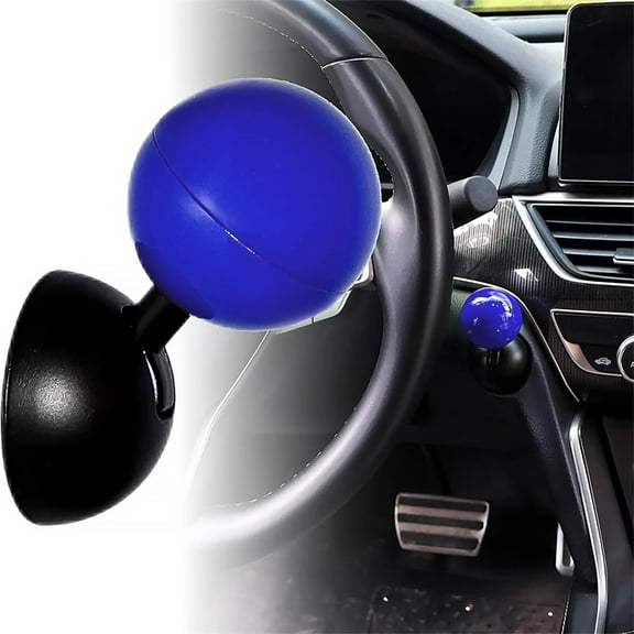 OFFCURVE Car Joystick Push Start Button Cover, Metal Push to Start Accessories, Car Starter Engine Start Stop Button Cover, Cool Car Accessories Interior Decor Push to Start Button Rocker, Blue