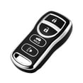 thumbnail image 1 of OFFCURVE Key Fob Cover for Nissan, Full TPU Protective Car Key Case Holder for Nissan Xterra Titan Armada Frontier Quest Sentra Infiniti FX35 FX45 QX4 3 Buttons Key Cover Car Accessories, Black, 1 of 6