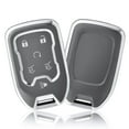 thumbnail image 1 of OFFCURVE Key Fob Cover for GMC Yukon/Yukon XL Terrain Acadia Sierra Key Protector, Grey Sliver(1PC), 1 of 5