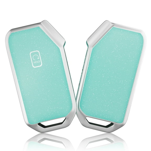 OFFCURVE for Kia Key Fob Cover Special Key Fob Case Cover Holder for Kia Ceed Cerato Forte NIRO Seltos Sorento Soul Sportage Telluride K5 Accessories Smart Keyless Remote Key Protector,Star Blue