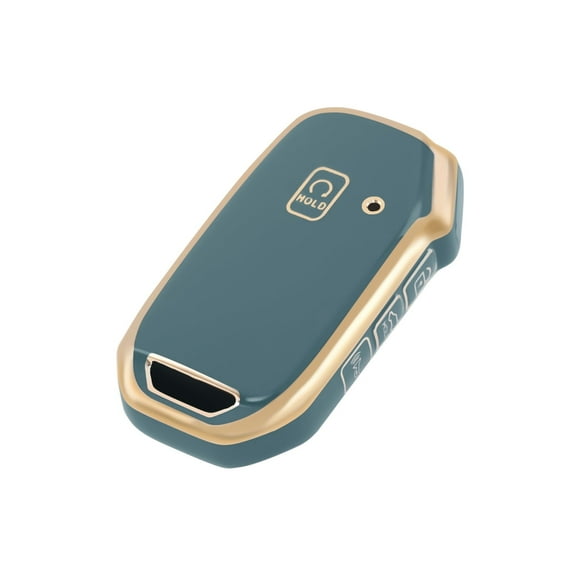 OFFCURVE for Kia Key Fob Cover,Special Soft TPU Key Case Cover Protector Compatible with Cerato Ceed Forte NIRO Sorento Seltos Sportage Soul Telluride Remote/Smart Key,Key Shell,Blue