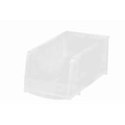 OFFICE DEPOT  BRAND "MINI" PLASTIC STACKING BIN, SMALL SIZE, 5" X 5 1/2", CLEAR