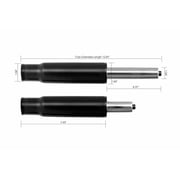 OFFICE FACTOR, BIG AND TALL OFFICE CHAIR GAS LIFT CYLINDER REPLACEMENT-UNIVERSAL SIZE FIT ALL-HEAVY DUTY 400 LBS WEIGHT CAPACITY BLACK OF-GL100HD