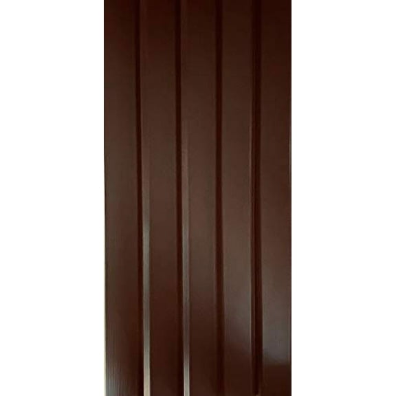 OFFICE KING Mobile Home Skirting Dark Brown Box of 8 Solid Panels 16" Wide x 46" Tall Premium 40 Mil Thickness Vinyl Panels