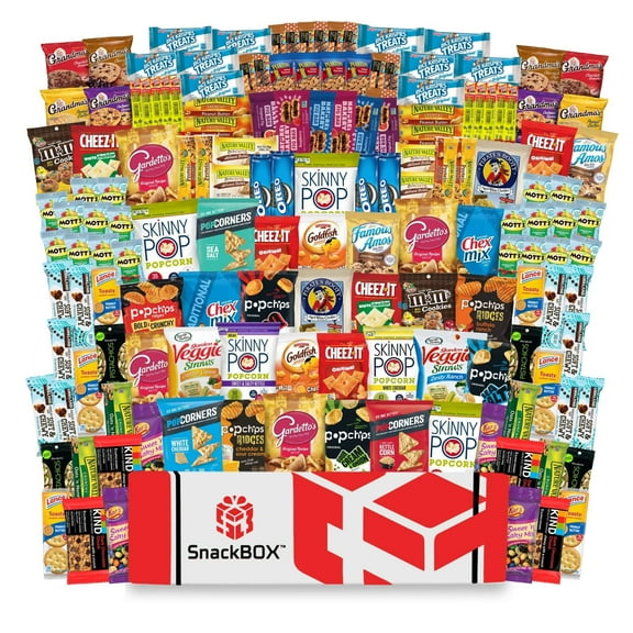 OFFICE VARIETY CATERING CARE PACKAGE (150 COUNT) By Snack Box Great for Office Snacks, Birthday Party, Conference, Schools, Events, Employees, Camping and much more!