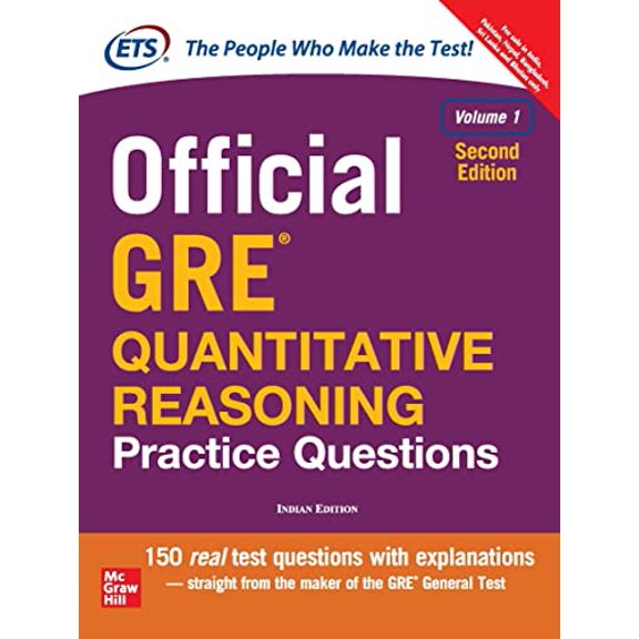Pre-Owned OFFICIAL GRE QUANTITATIVE REASONING PRACTICE QUESTIONS Paperback