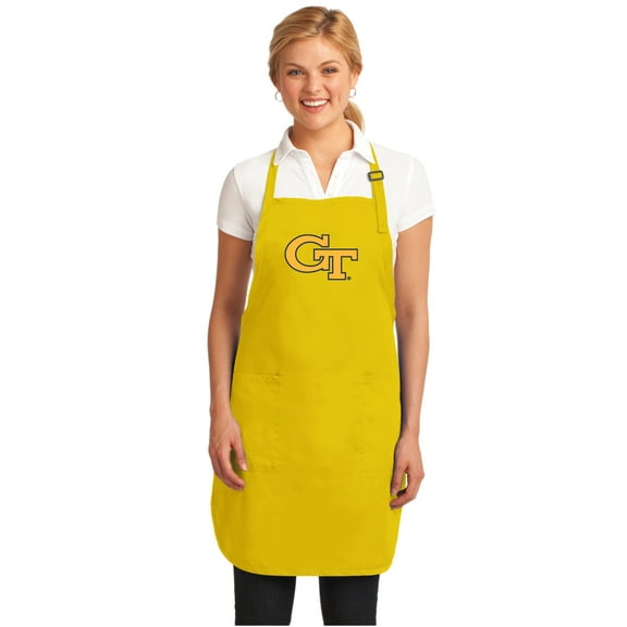 OFFICIAL Georgia Tech Aprons for a Man or Woman Georgia Tech Barbecue Grilling and Tailgating Aprons for Him or Her - MADE In The USA!