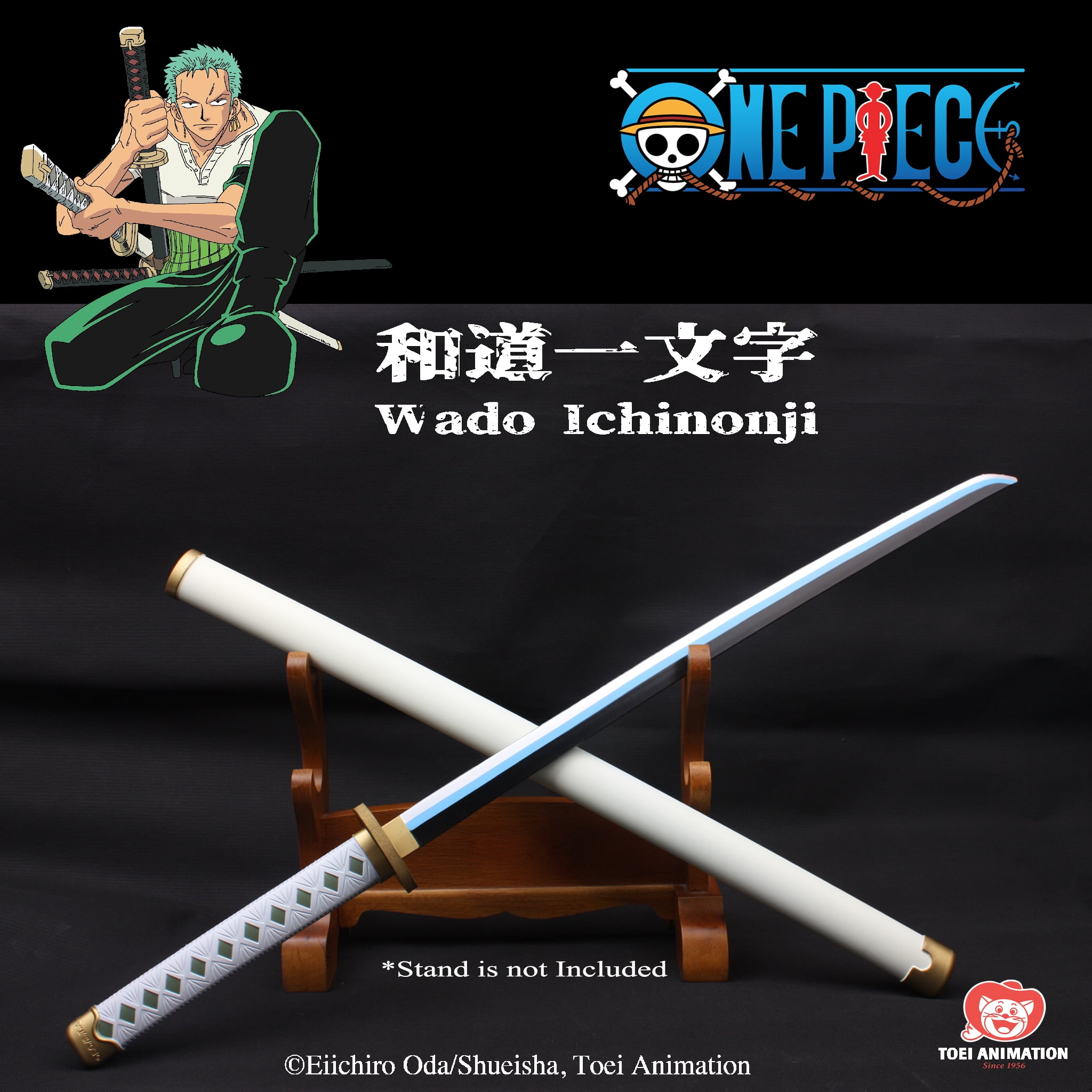 OFFICIAL LICENSE ONE PIECE 41” Foam Roronoa Zoro Katana Wado Ichimonji ...