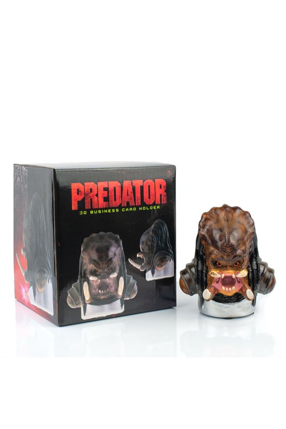 OFFICIAL Predator Business Card Holder | Detailed 3D Predator Head | 4.5" Tall