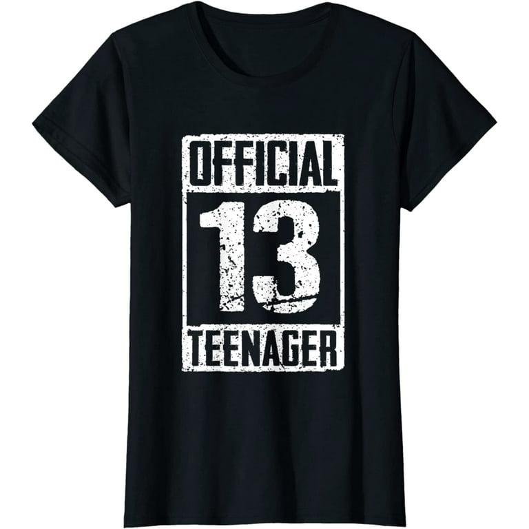 Official Teenager Shirt 13th Birthday Gift Shirt 13-Year-Old Official Teenager Shirt 13th Birthday Gift Shirt 13-Year-Old