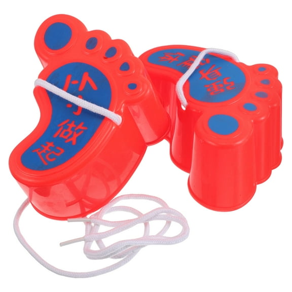 OFFIGAM Kids Stepper Toy Preschool Outdoor Toys Red 1 Pair