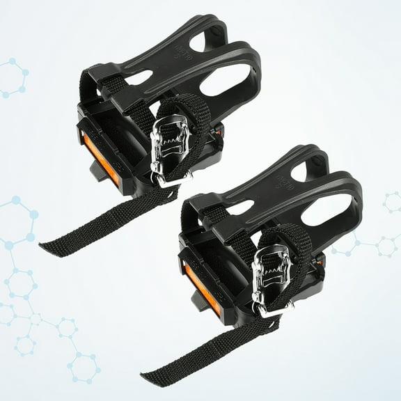OFFIGAM 1 Pair Nylon Pedal Toe Clips for Road Bike Pedals and Mountain Biking Use