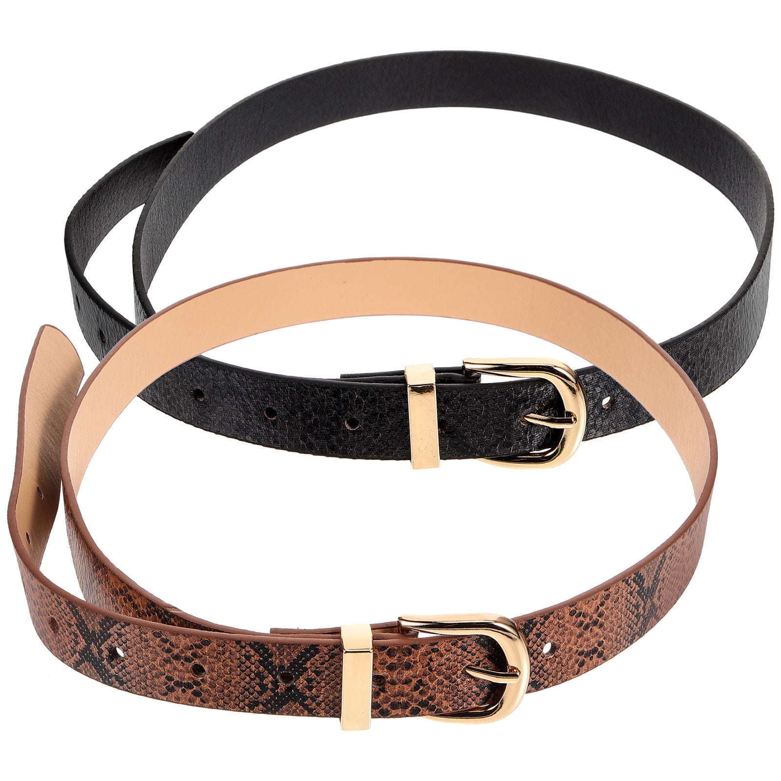 MICHAEL KORS OFF WHITE SILVER STUDDED SNAKE SKIN FAUX LEATHER SKINNY BELT 43\