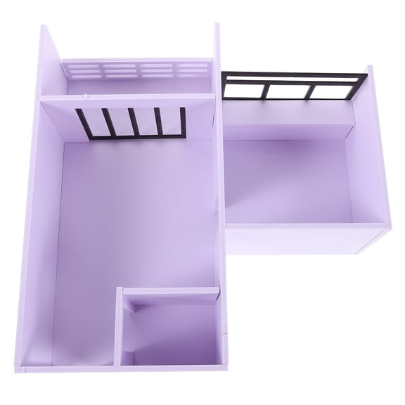 OFFIGAM Miniature House Kit White Architectural Model for Interior Planning and Home Decoration Set