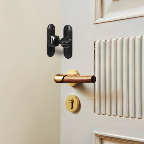 OFFIGAM Zinc Alloy Barn Door Lock Bolt Set for Screen Doors and Interior Use, and Secure Hardware