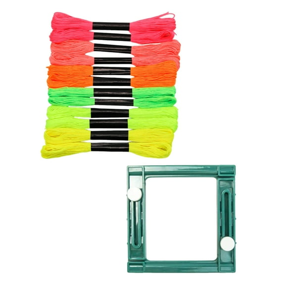 OFFIGAM Green Plastic Tassel Maker Frame for Crafting Jewelry and Home Decor, and Easy to Use Daily Craft Tool