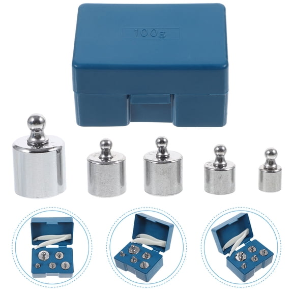 OFFIGAM 1 Set Scale Calibration Weight Set Chromium Plated for Digital Scale Accuracy