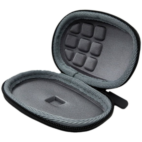 OFFIGAM Portable Mouse Storage Case Black EVA Carrying Case Travel Organizer for Computer Accessories 1 Set