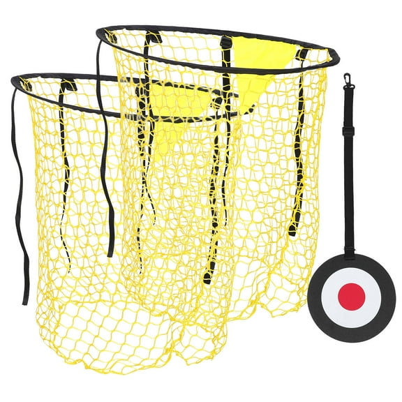 OFFIGAM Soccer Practice Goal with Polyester Training Net, Assistance Included, Assorted Colors for Football Training