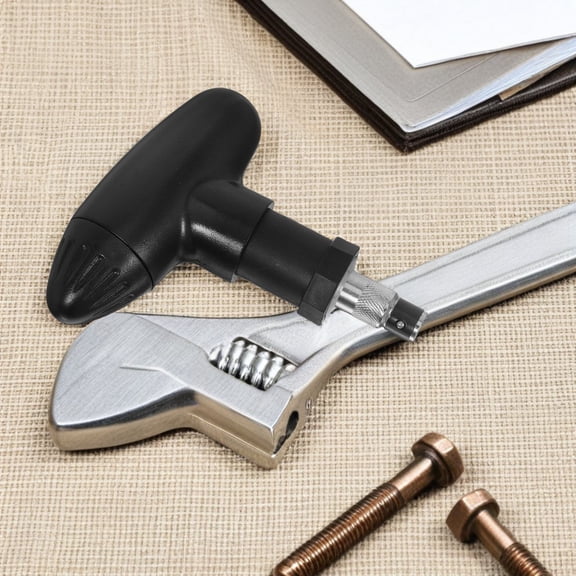 OFFIGAM Lightweight Black Plastic Handheld Golf Shoe Wrench Tool for Shoe Maintenance - 1 Set