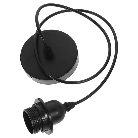 OFFIGAM 1 Set of Sockets for Light Bulbs Black Light Weight for Professional Installers