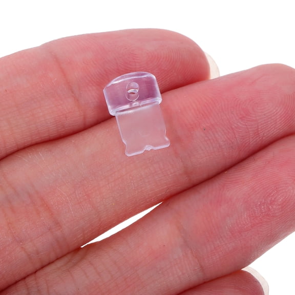 OFFIGAM 10-Pack Clear Charging Port Dust Plugs Compatible with iPhone Essential Phone Accessories