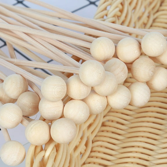 OFFIGAM 10 Pcs Rattan Sticks for Home Fragrance Diffuser, Ivory Wood Absorption Reeds