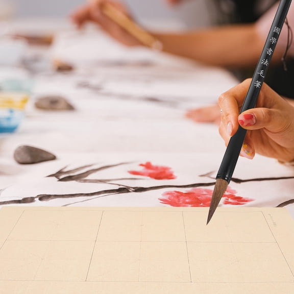 OFFIGAM Multi-Purpose Chinese Paper Sheets for Brush, Ink, and Pen Writing Practice