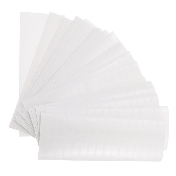 OFFIGAM 1000Pcs White Creative Postcard Stickers for Elegant Packing Supplies