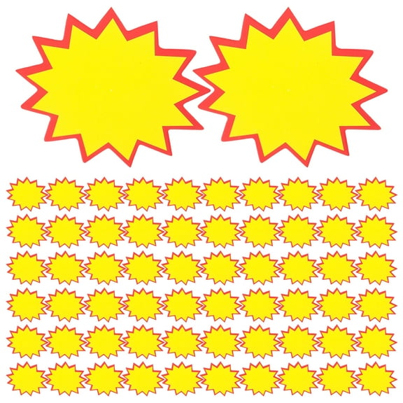 OFFIGAM 100Pcs Durable Labels for Retail Store Shelves Easy Installation and Clear Pricing