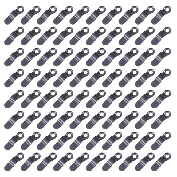 OFFIGAM 100Pcs Metal Frame Turn Button with Screw for Photo and Poster Hanging in Black