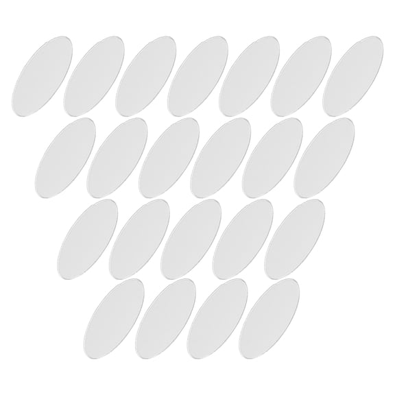 OFFIGAM 100 Pcs Acrylic Mirror Sheets, Plated Craft Mirrors for Art, Mosaic Decor, Scrapbooking Projects