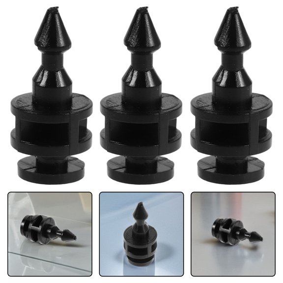 OFFIGAM 100Pcs Rear Lamp Trim Fastener Black Plastic Tail Light Mounting Clip Anti Vibration Design