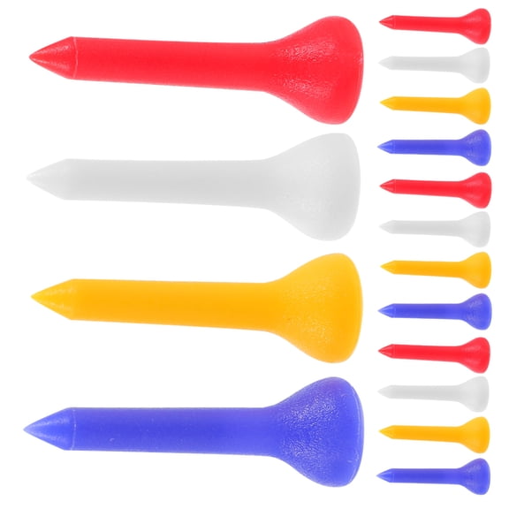 OFFIGAM 100Pcs Unbreakable Tees Plastic Golf Accessories Ergonomic Design