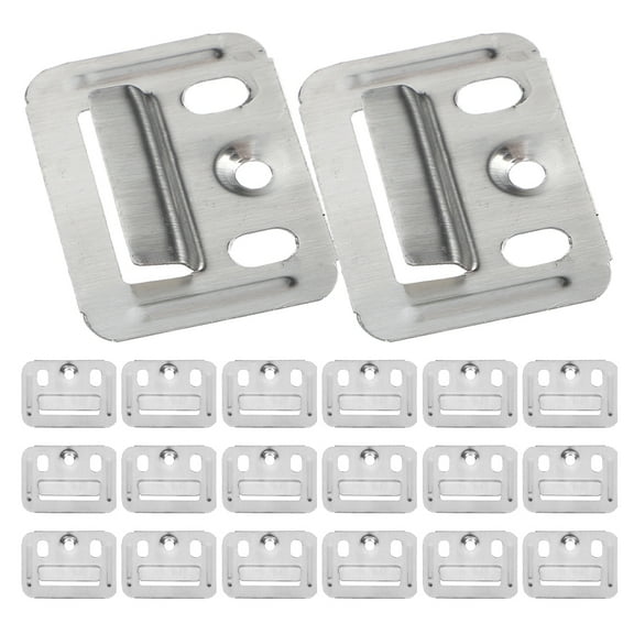 OFFIGAM 100Pcs Wall Panel Buckles with Quick Installation for Furniture Fixings