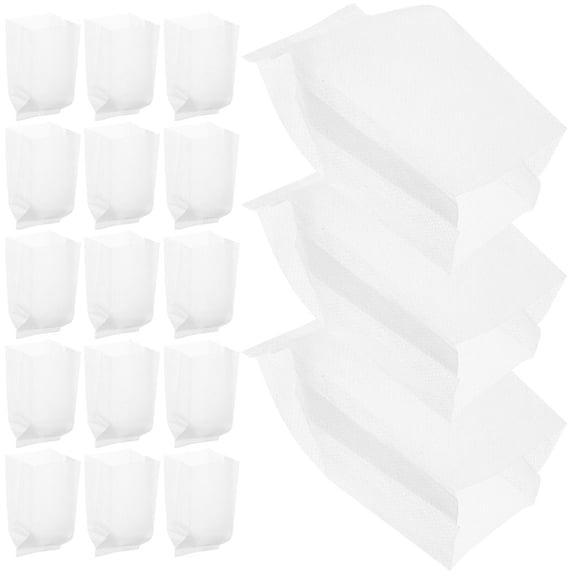 OFFIGAM 100Pcs White Fabric Grow Bags Plant Containers with Drainage for Indoor and Outdoor Use