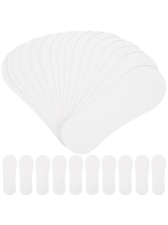 100Pcs White Socks Display Paperboard for Home Use with Convenient Sock Organization