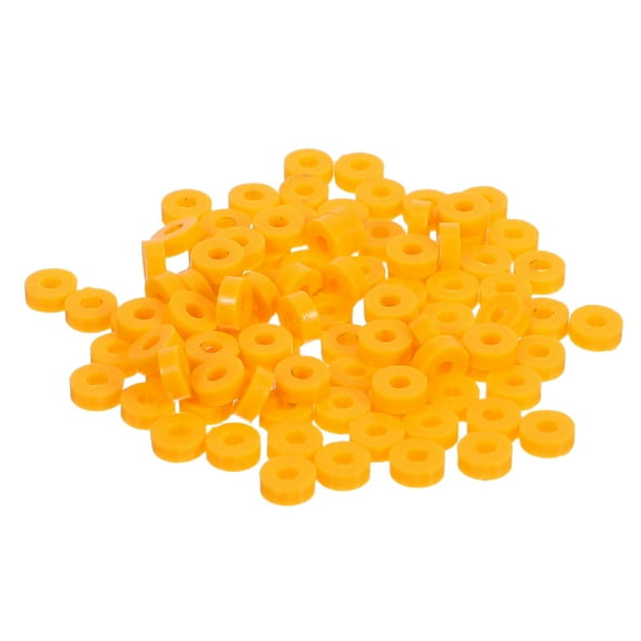 OFFIGAM 100pcs Durable Plastic Shaft Sleeve Orange For Smooth Transmission In Model Truck Bushings
