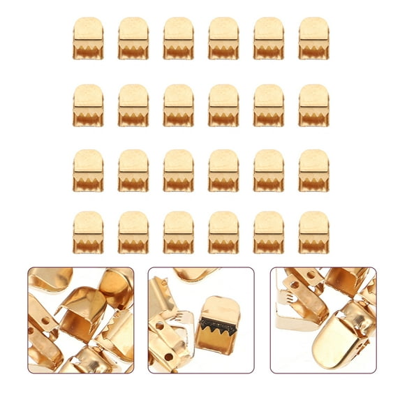 OFFIGAM 100pcs Stainless Steel Buckle Clips, Rust-Resistant Fasteners for Everyday Use and Outdoor Gear Accessories