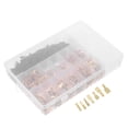 thumbnail image 1 of OFFIGAM Brass Electrical Spade Connector Kit 1050 Pcs Golden Crimp Terminals for Wiring and Electrical Projects, 1 of 7