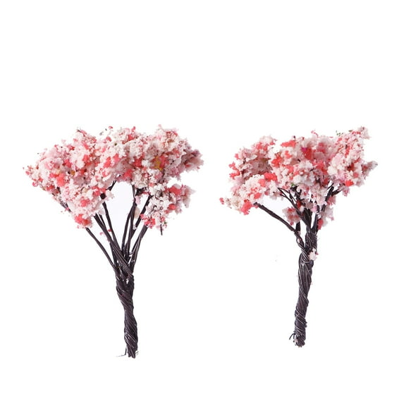 OFFIGAM 10PCS Miniature Trees for Landscape Decor, Outdoor Use, Hobbyists, , Accessories