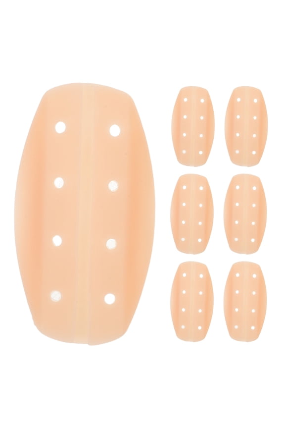 10Pairs Universal Silicone Shoulder Pads Beige Bra Strap Cushion Protectors