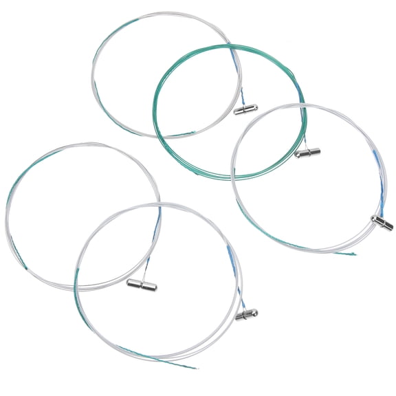 OFFIGAM Assorted Color Metal Replacement Strings for Guzheng Traditional Chinese Instrument, 53.1x0.4x0.1in Set