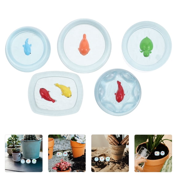 OFFIGAM 10Pcs Miniature Fish Bowl Dollhouse Accessories Sky Decorations for Garden Scene and Home Decor