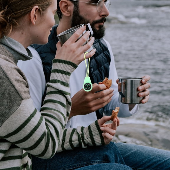 OFFIGAM 10Pcs Durable Waterproof Plastic Compass with Multi Functional Markings for Camping