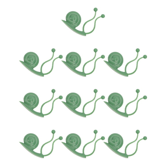 OFFIGAM 10-Pack Plastic Garden Hanging Clips for Plant Support, Plant Holders for Vines and Flowers