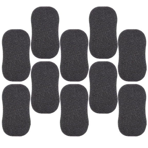 OFFIGAM 10Pcs Hair Sponge for Men Black Curl Sponge Brush Portable Durable for Salon Use
