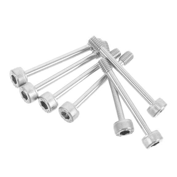 OFFIGAM 10-Piece Stainless Steel Locking Nuts and Screws Set, High Precision Plated Hardware for Industrial and Mechanical Assembly